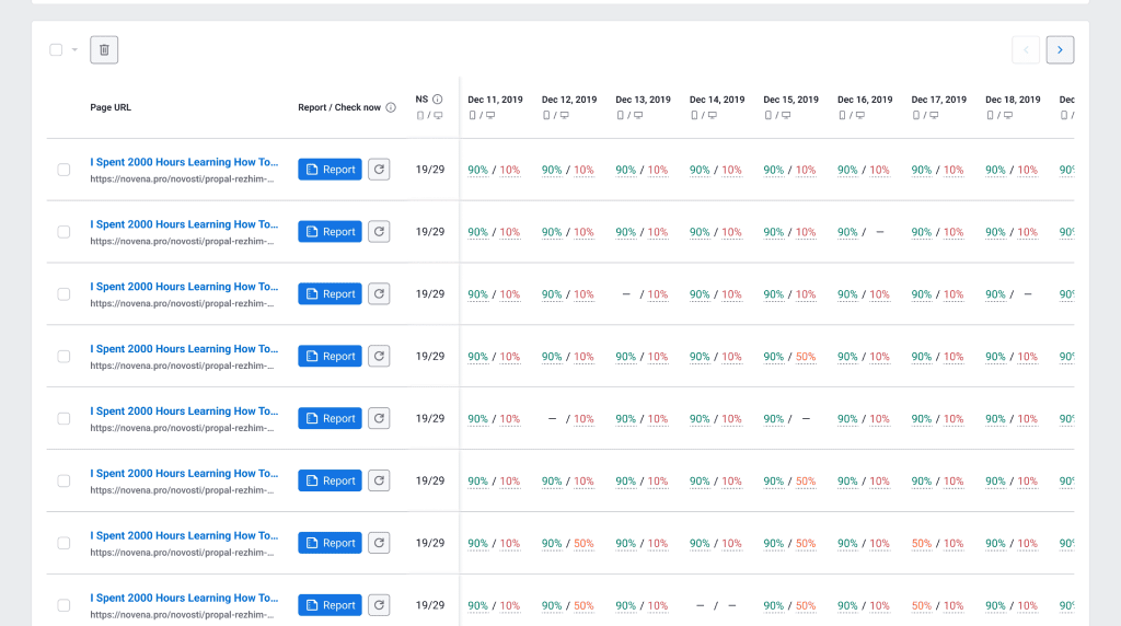 Indexación móvil primero