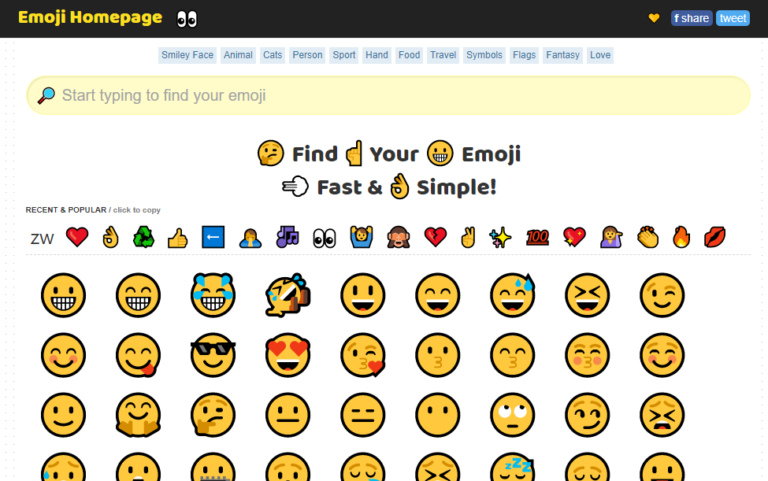 Top 30 Best Emojis Websites — Plerdy