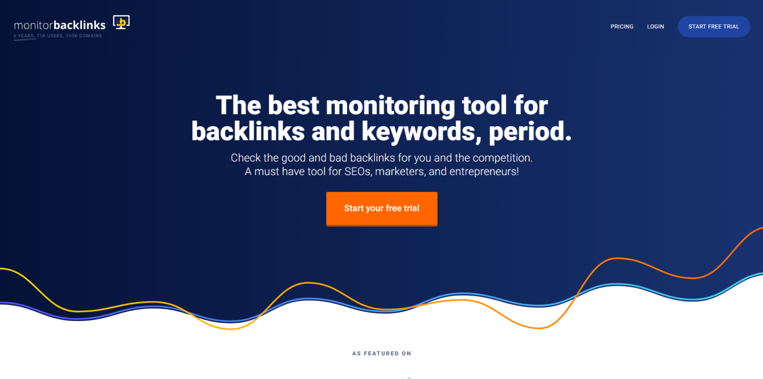 Backlink monitor tool