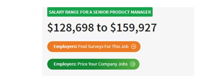 senior product manager salary