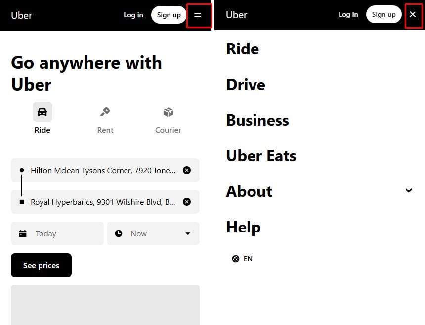 Website Hamburger Menu - 0003