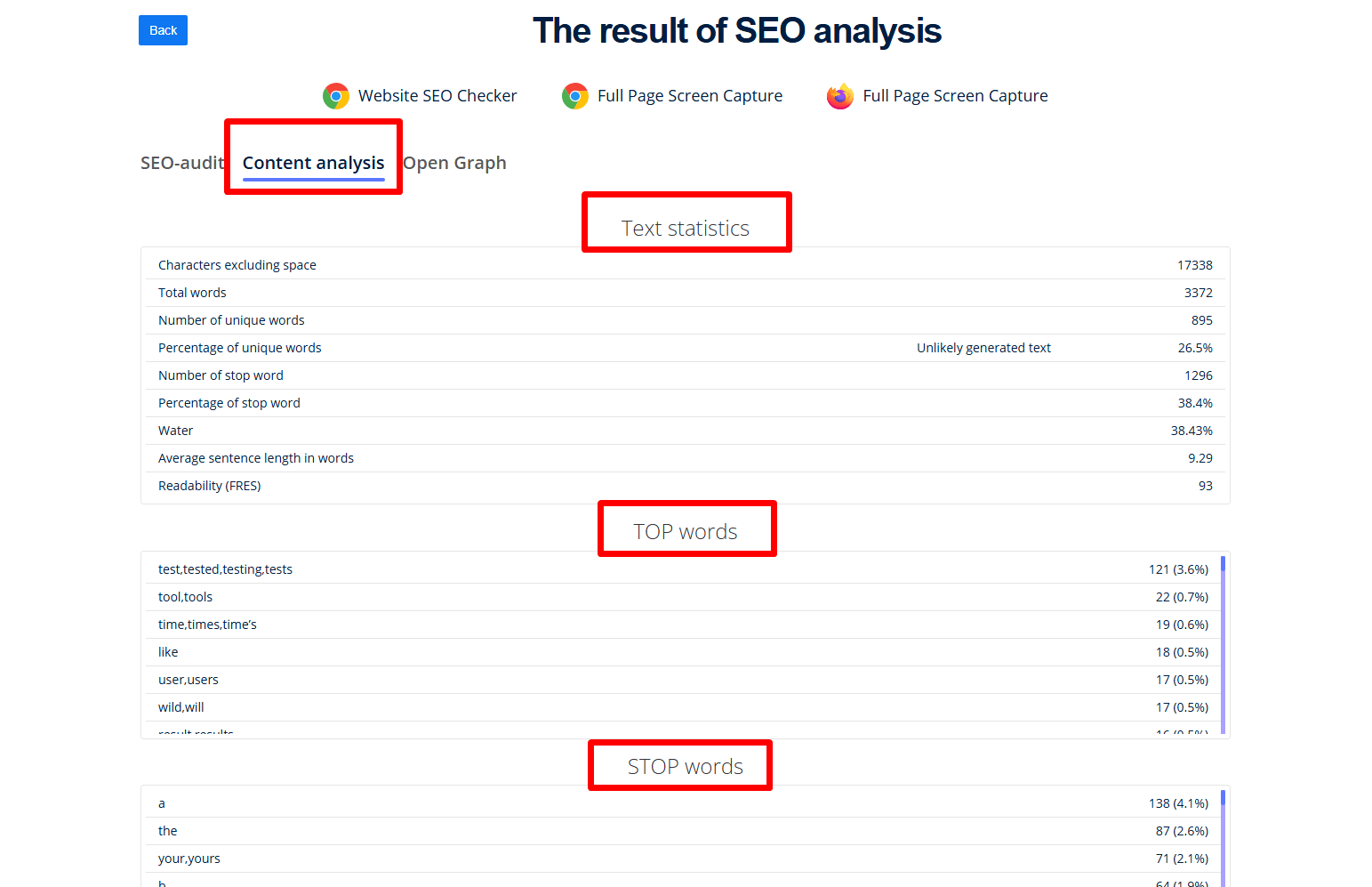 Keyword Density Checker - 0002